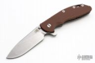 XM-24 Flipper - 4" Tumble Finish Slicer / Brown G-10