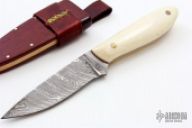 Damascus Drop Point Hunter