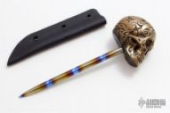Titanium Celtic Skull Spike