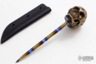 Titanium Celtic Skull Spike