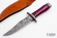Damascus & Purple Bone Fighter