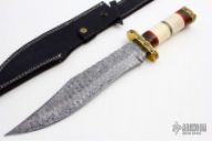 Large Damascus Bowie