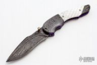 Damascus & Pearl Assisted Linerlock