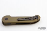 UMS Green Handle Stonewash Serrated #0844 05/2003