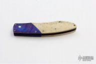 Damascus and Bone Linerlock