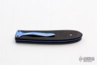 Damascus and Carbon Fiber Liner-lock