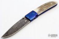 Stag and Damascus Linerlock