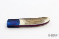 Stag and Damascus Linerlock