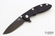 XM-18 Framelock Flipper - 3"   Blackout DLC Coated