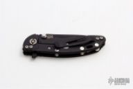 XM-18 Framelock Flipper - 3"   Blackout DLC Coated