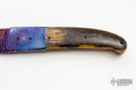 Damascus & Mammoth Ivory Hunter