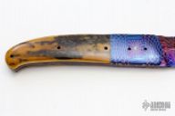 Damascus & Mammoth Ivory Hunter