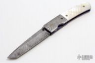 Damascus and Pearl Linerlock