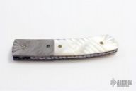 Damascus and Pearl Linerlock