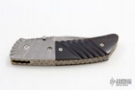 Damascus and Buffalo Linerlock
