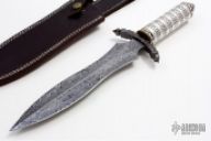 Damascus & Aluminum Dagger