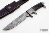 Damascus & Buffalo Horn Sub-Hilt