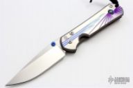 Large Sebenza Classic w/ Unique Graphic and Hematite Inlay