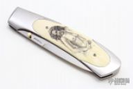 Scrimmed Ivory Lockback