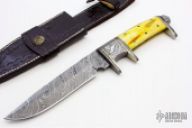 Damascus & Bone Sub-Hilt
