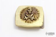 Bronze Pirate Belt Buckle