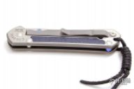 Large Sebenza Classic w/ Blue Calfskin Inlay