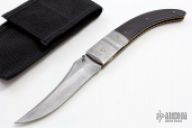 Large Damascus Linerlock