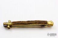 Stag Lockback Stiletto