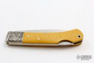 Engraved and Scrimshawed Lockback