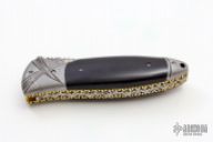 Damascus and Buffalo Linerlock