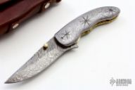 Damascus Linerlock