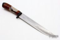 Damascus and Snakeskin Fighter