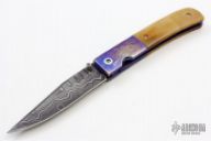 Damascus Linerlock