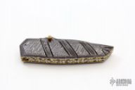 Damascus Tanto Linerlock