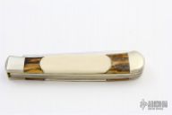 Trapper with Color Scrimshaw