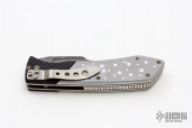 Damascus Linerlock Folder