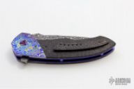 Damascus Linerlock Flipper