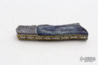 Damascus and Bone Linerlock