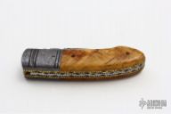 Damascus and Burl Linerlock