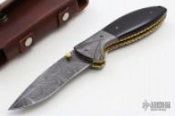 Damascus and Buffalo Linerlock