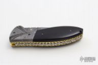 Damascus and Buffalo Linerlock