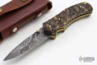 Damascus and Ram Horn LinerLock