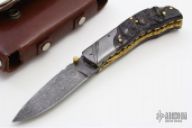 Damascus and Ram Horn LinerLock