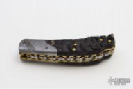 Damascus and Ram Horn LinerLock