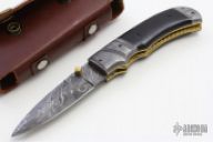 Damascus and Ebony Linerlock