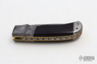 Damascus and Ebony Linerlock