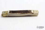 Large Stag Lever Lock w/ Kriss Blade