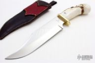 Carved Skull and Cross Bones Bowie