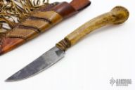 Hammermarked Fixed Blade