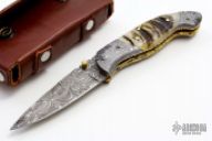 Damascus Spearpoint Folder
